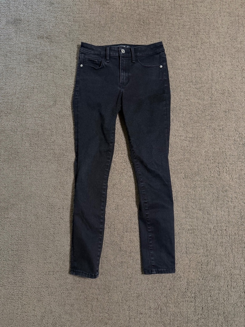 Abercrombie & Fitch Women’s Mid Rise Super Skinny Jeans Black Size 25